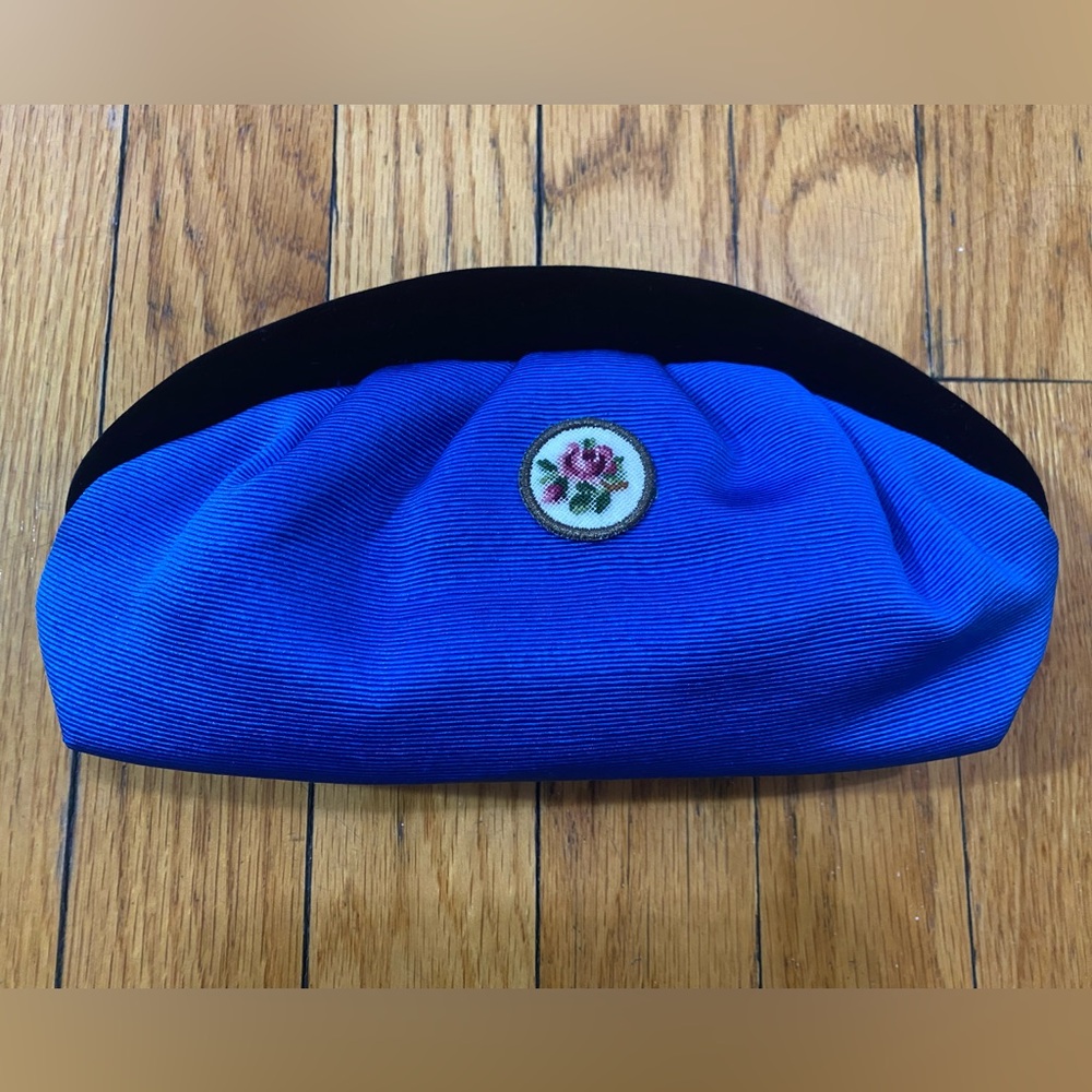 Vintage Petit Point: Mini pouch by Michiko Kuge